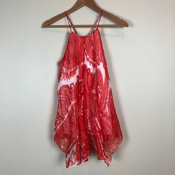 Milly of New York Silk Paisley Scarf Tank - Picture 4 of 7